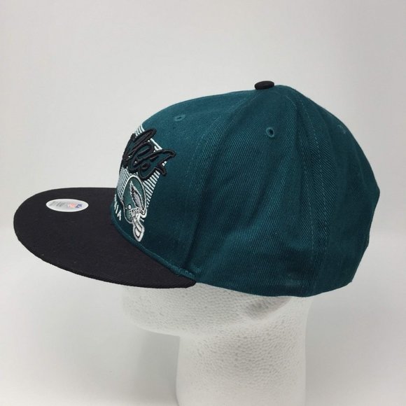 Philadelphia Eagles Snapback Hat Retro Script Logo - Picture 2 of 6
